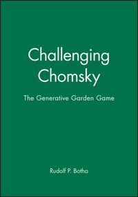 Produktbild: Botha, R: Challenging Chomsky