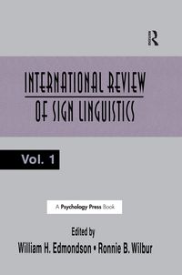 Produktbild: International Review of Sign Linguistics