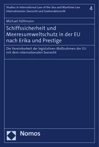 Produktbild: Schiffssicherheit und Meeresumweltschutz in der EU nach Erika und Prestige