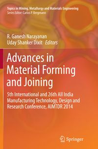 Produktbild: Advances in Material Forming and Joining