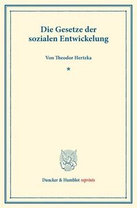 Produktbild: Die Gesetze der sozialen Entwickelung.