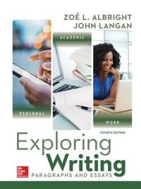 Produktbild: Loose Leaf for Exploring Writing: Paragraphs and Essays