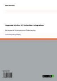 Produktbild: Gegenwartslyriker Ulf Stolterfoht-Fachsprachen