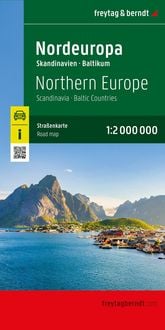 Produktbild: freytag & berndt Stra&szlig;enkarte Nordeuropa 1:2 Mio.
