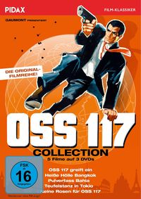 Produktbild: OSS 117 - Collection / Die 5-teilige Original-Filmreihe um den Kult-Agenten (Pidax Film-Klassiker) [3 DVDs]