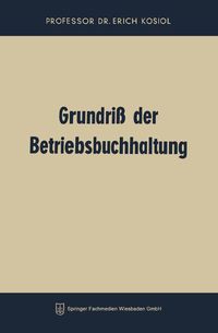 Produktbild: Grundri&szlig; der Betriebsbuchhaltung