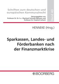 Produktbild: Sparkassen, Landes- und F&ouml;rderbanken nach der Finanzmarktkrise