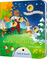 Produktbild: Mein Puste-Licht-Buch: Leuchte, leuchte durch das Jahr