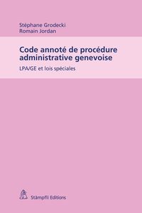 Produktbild: Code annot&eacute; de proc&eacute;dure administrative genevoise