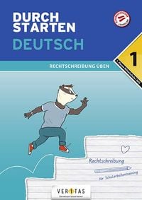 Produktbild: Durchstarten 1. Klasse - Deutsch AHS - Rechtschreibung