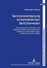 Produktbild: Serviceorientierung im betrieblichen Berichtswesen