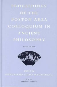 Produktbild: Proceedings of the Boston Area Colloquium in Ancient Philosophy