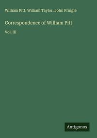 Produktbild: Correspondence of William Pitt