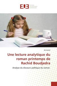 Produktbild: Une lecture analytique du roman printemps de Rachid Boudjedra