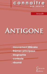 Produktbild: Fiche de lecture Antigone de Jean Anouilh (Analyse litt&eacute;raire de r&eacute;f&eacute;rence et r&eacute;sum&eacute; complet)