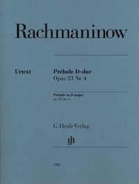 Produktbild: Sergej Rachmaninow - Pr&eacute;lude D-dur op. 23 Nr. 4