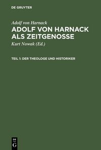 Produktbild: Adolf von Harnack als Zeitgenosse