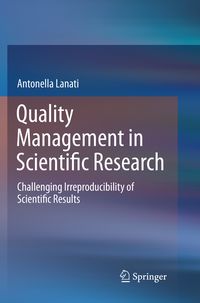 Produktbild: Quality Management in Scientific Research