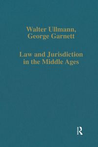Produktbild: Law and Jurisdiction in the Middle Ages