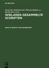 Produktbild: Bericht des Bearbeiters
