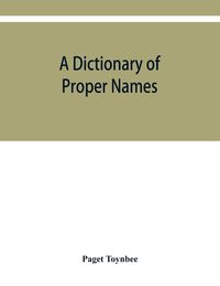 Produktbild: A dictionary of proper names and notable matters in the works of Dante