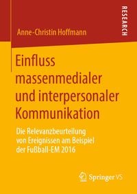 Produktbild: Einfluss massenmedialer und interpersonaler Kommunikation