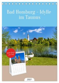 Produktbild: Tischplaner 2027 - Bad Homburg - Idylle im Taunus (A5 Tischkalender zum Aufstellen) CALVENDO