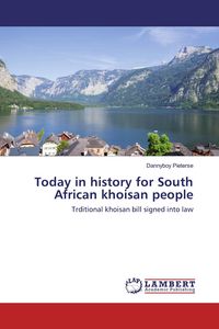 Produktbild: Today in history for South African khoisan people