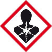 Produktbild: SafetyMarking 21.B1031 GHS-Gefahrenpiktogramm 08 Gesundheitsgefahr Folie selbstklebend (B x H) 100 mm x 100 mm 1 St.