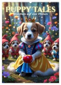 Produktbild: Puppy Tales - M&auml;rchen auf vier Pfoten (Wandkalender 2027 DIN A2 hoch), CALVENDO Monatskalender