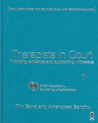 Produktbild: Bond, T: Therapists in Court
