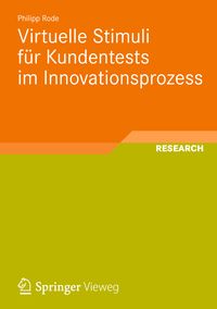 Produktbild: Virtuelle Stimuli f&uuml;r Kundentests im Innovationsprozess
