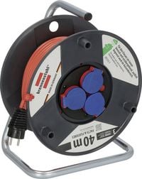 Produktbild: Brennenstuhl 1098540001 Kabeltrommel 40.00 m Rot (matt) Schutzkontakt-Stecker
