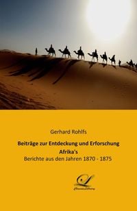 Produktbild: Beitr&auml;ge zur Entdeckung und Erforschung Afrika's