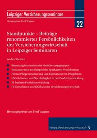 Produktbild: Standpunkte &ndash; Beitr&auml;ge renommierter Pers&ouml;nlichkeiten der Versicherungswirtschaft in Leipziger Seminaren