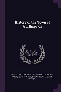 Produktbild: History of the Town of Worthington