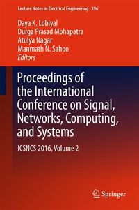 Produktbild: Proceedings of the International Conference on Signal, Networks, Computing, and Systems