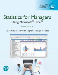 Produktbild: Levine, D: Statistics for Managers Using Microsoft Excel, Gl