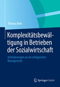 Produktbild: Komplexit&auml;tsbew&auml;ltigung in Betrieben der Sozialwirtschaft