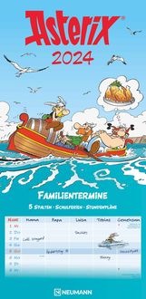 Bild vom Artikel Asterix 2024 Familienplaner - Familien-Timer - Termin-Planer - Kids - Kinder-Kalender - Familien-Kalender - 22x45 vom Autor 