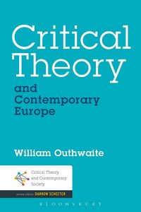 Produktbild: Critical Theory and Contemporary Europe