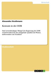 Produktbild: Konsum in der DDR