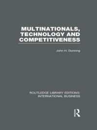 Produktbild: Multinationals, Technology & Competitiveness (RLE International Business)