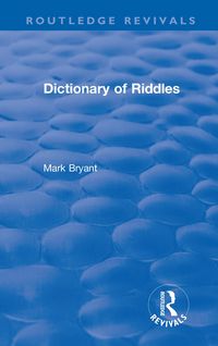 Produktbild: Dictionary of Riddles