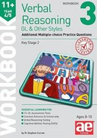 Produktbild: 11+ Verbal Reasoning Year 4/5 GL & Other Styles Workbook 3
