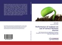 Produktbild: Performance of soybean on use of various Nutrient sources
