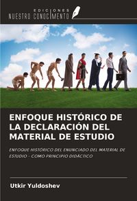 Produktbild: Enfoque Hist&oacute;rico De La Declaraci&oacute;n Del Material De Estudio