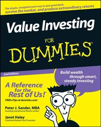 Produktbild: Value Investing For Dummies
