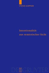 Produktbild: Intentionalit&auml;t aus semiotischer Sicht