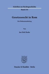 Produktbild: Gesetzesrecht in Rom